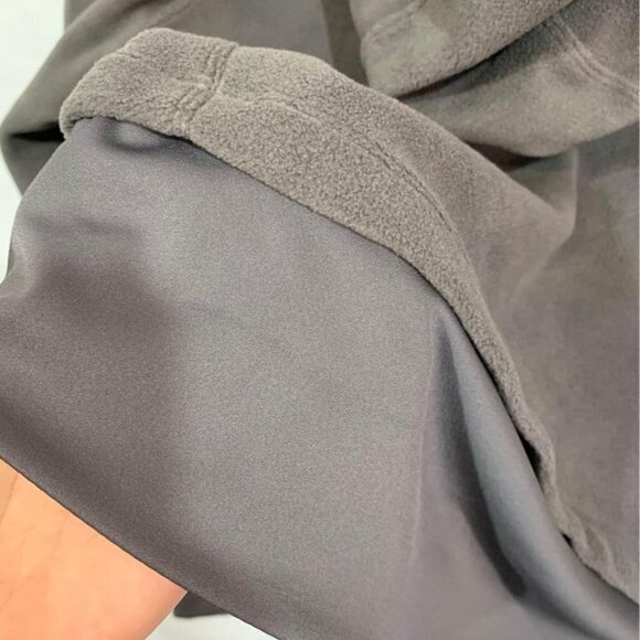 𝅺WOMAN’S ultra plush pullover coat. Lots of stretch. NWT. Size M. Charcoal gray. - Picture 10 of 10